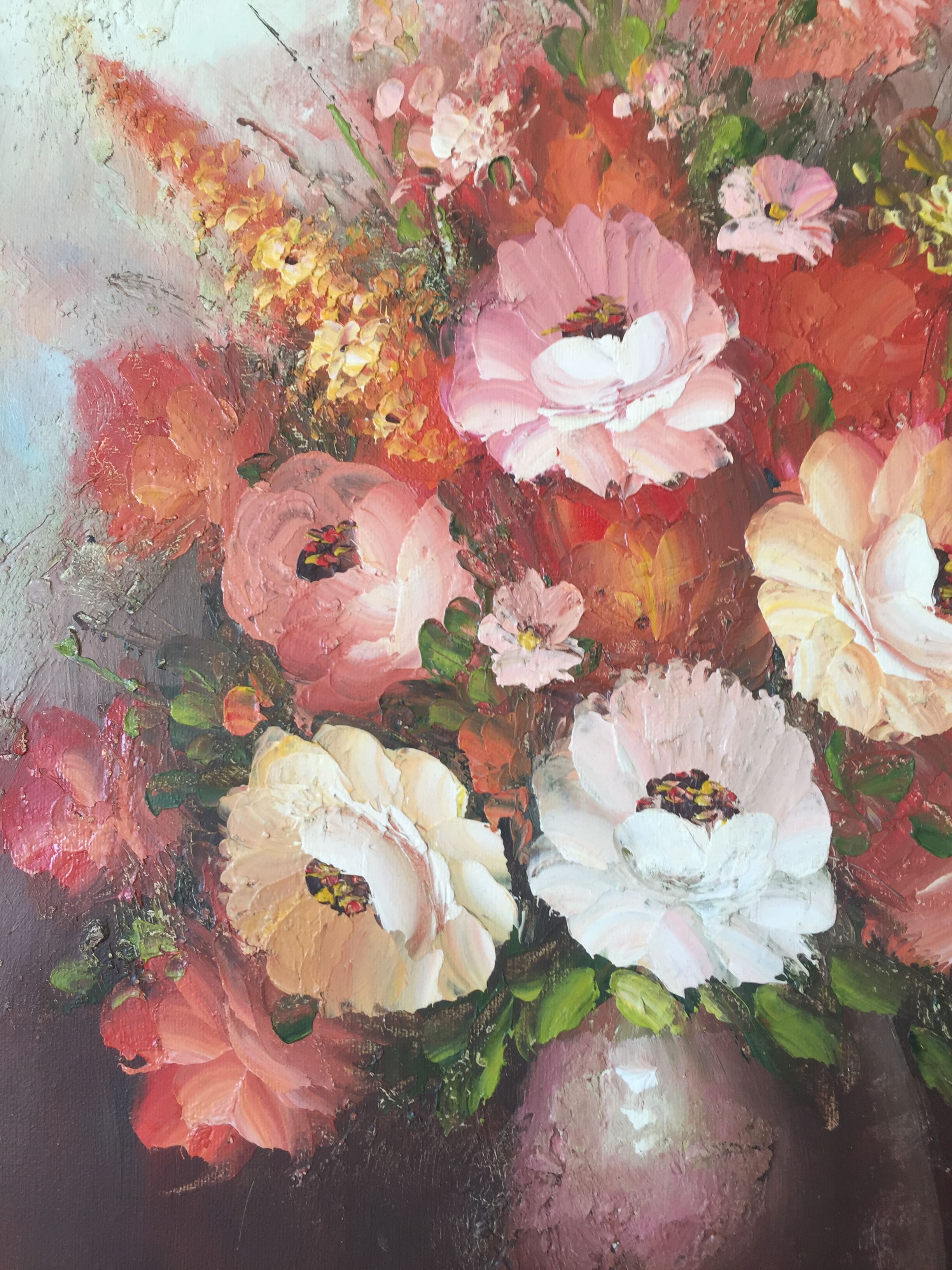 Framed oil on canvas by Edmond Sanders (1898-1961)