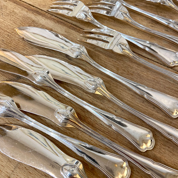 Fish service, Ercuis