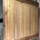 Bistro table in wood black foot and raw top