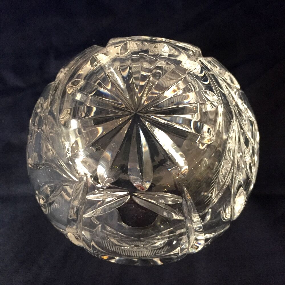 Small crystal vase cut pencil holder flowers of the fields decorative vase