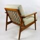 German beige boucle armchair, 1970s
