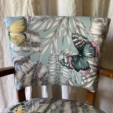 Armchair bridge Fabric "Bohemian" by Thévenon