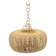 Pendant light / lamp in rattan / wicker / natural fibers, vintage