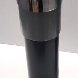 Postmodern Chrome-Plated and Varnished Metal Ashtray Stand by Stilnovo, Italy