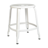 Tabouret H45 Nicolle blanc signalisation Ral 9003