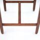 Wood table with marquetry, table with an antique parquet top, antique table.