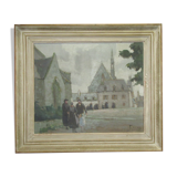 Huile sur toile- Concarneau- par Marec