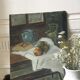 Painting old still life oil