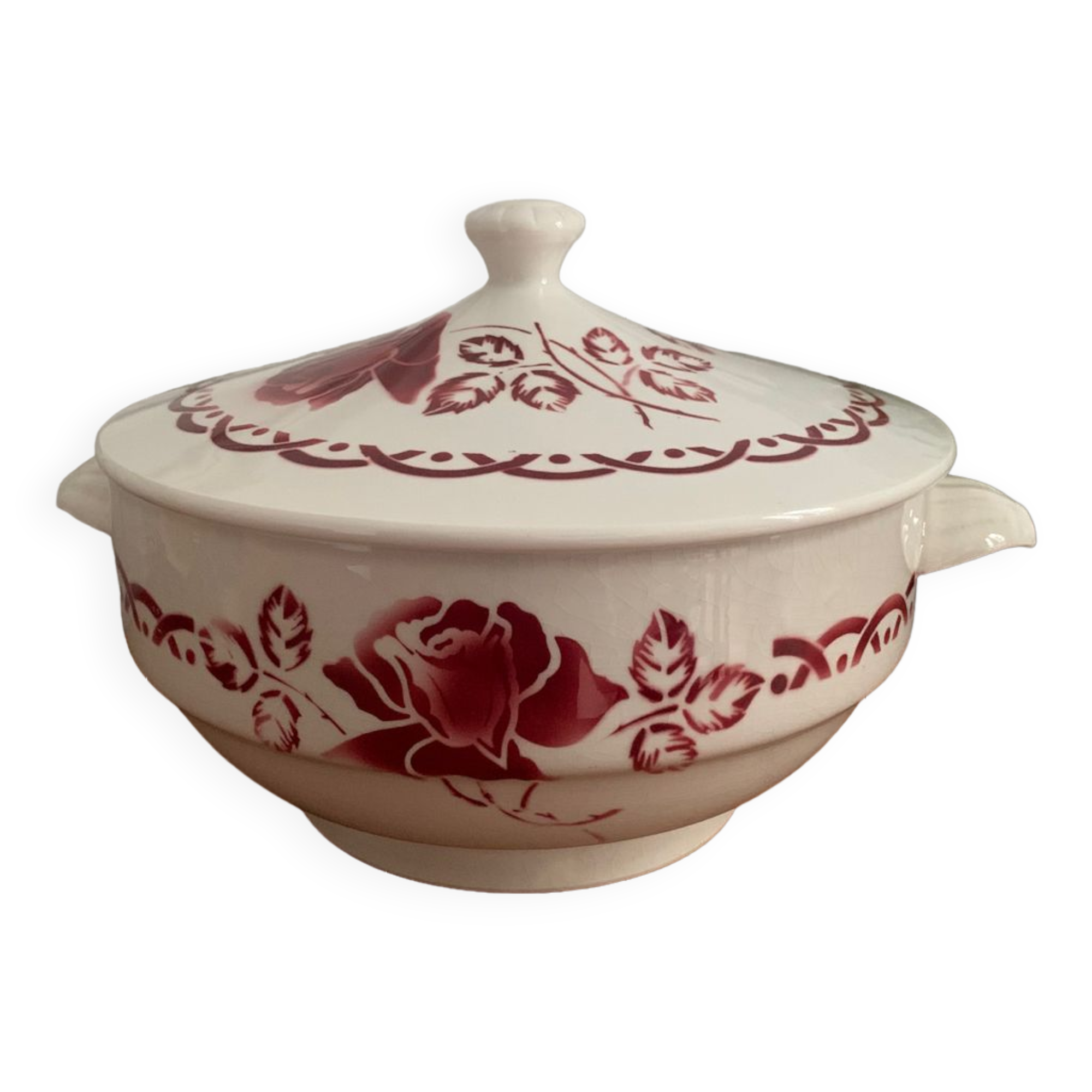 Digoin Sarreguemines tureen, Michel model