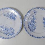 terre de fer 2 assiettes à hors-d'oeuvre