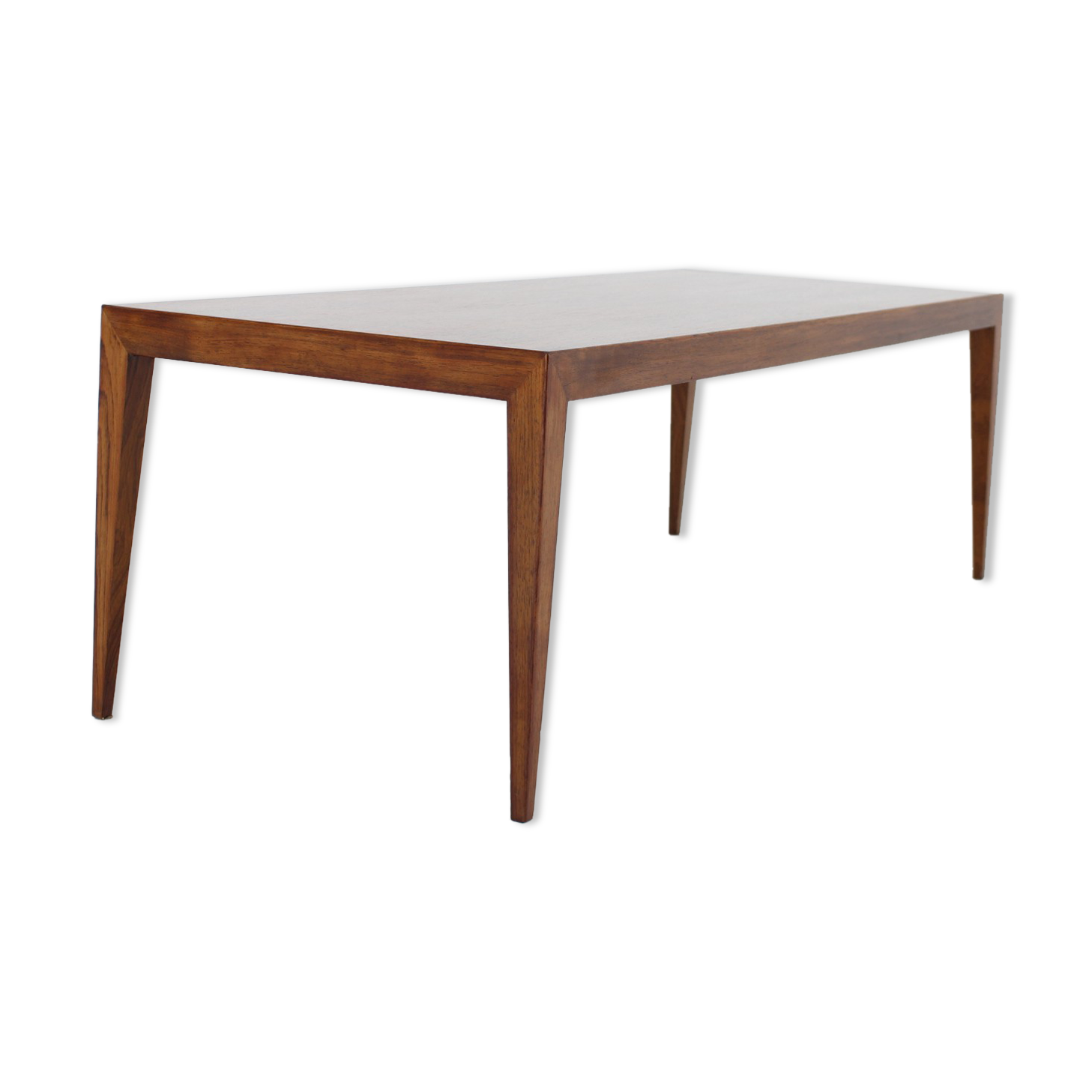 Severin hansen minimalist palisander coffee table, denmark, 1960
