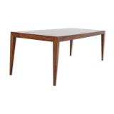 Severin hansen minimalist palisander coffee table, denmark, 1960