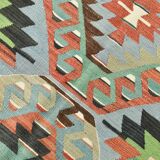 Light Blue & Green Tribal Kilim Rug, 181x315Cm