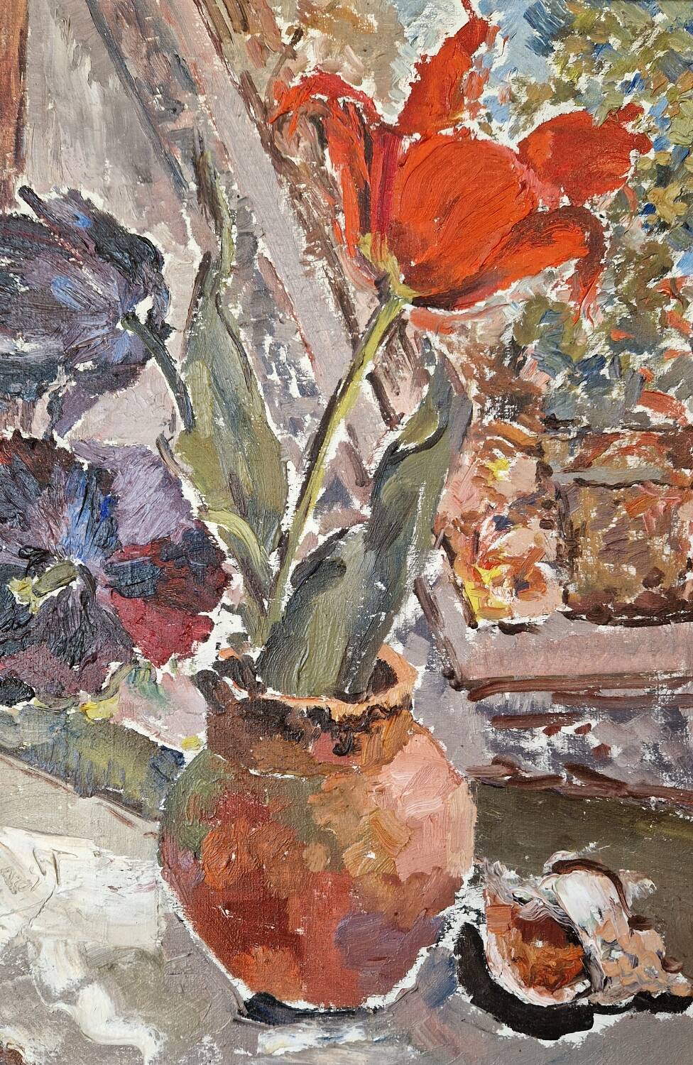 Flower painting by Robert Pasty