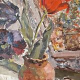 Flower painting by Robert Pasty