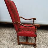 Armchair Grandpa covered with fabric