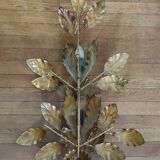 Design wall lamp in gold metal