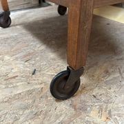 Bar - antique serving trolley on wheels