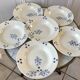 Set of 6 hollow plates Longwy 20s
