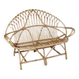 Rattan bench
