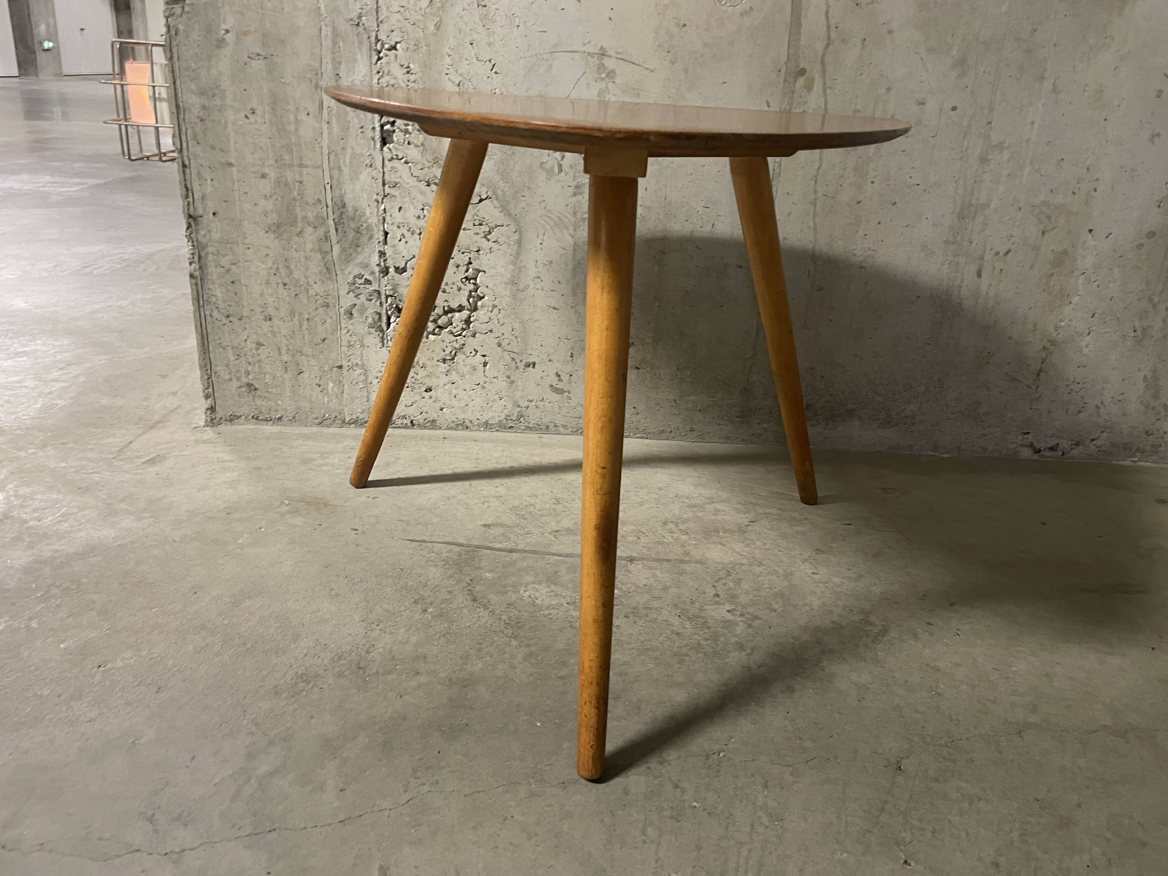 1960s tripod coffee table