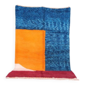 Tapis berbère fait main traditionnelle a motifs colorés taille 150/250cm