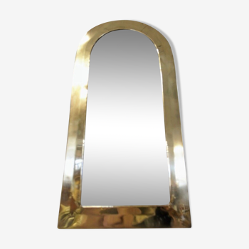 Urdu mirror in solid brass