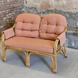 Italian wicker sofa