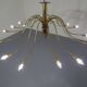 Large Italian brass chandelier, 1960s