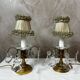 Paire de lampes classiques