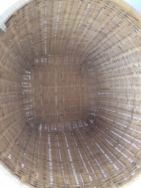 Old rattan basket