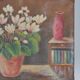 Huile sur toile bouquets de fleurs