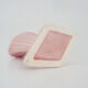 Vintage shell vase in pink ceramic from the 50s