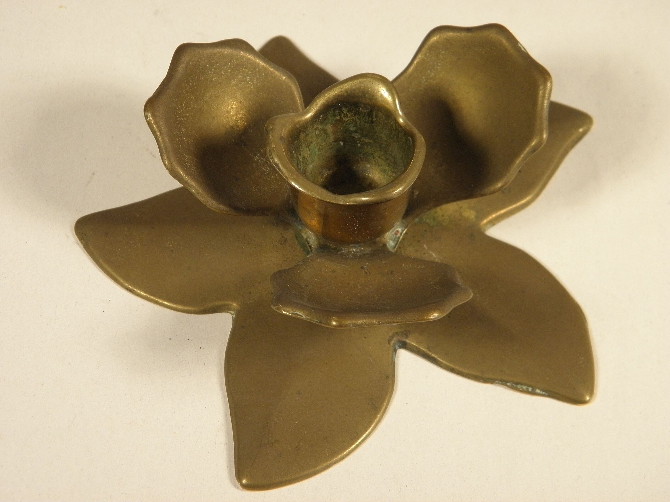 Brass candle holder