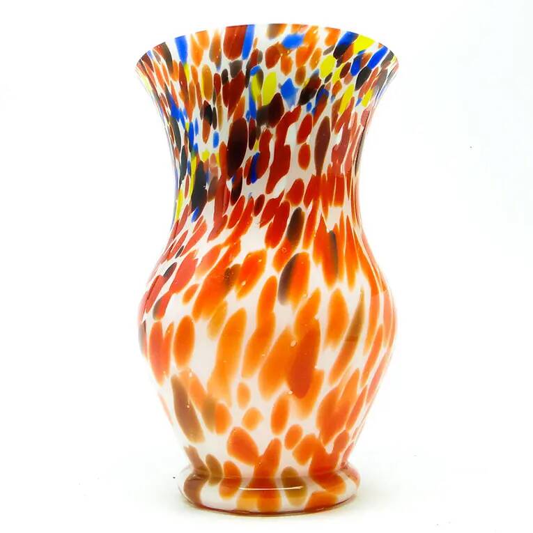 Murano vase, mid-century modern, glass, Italy, 1950s