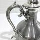 Silver metal teapot