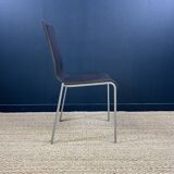 Set of 4 Kuadra chairs Pedrali Italy 2000s