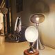 Murano glass, vintage 70s table lamp