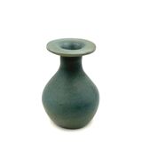 Vase vintage en céramique bleu clair, France 1960