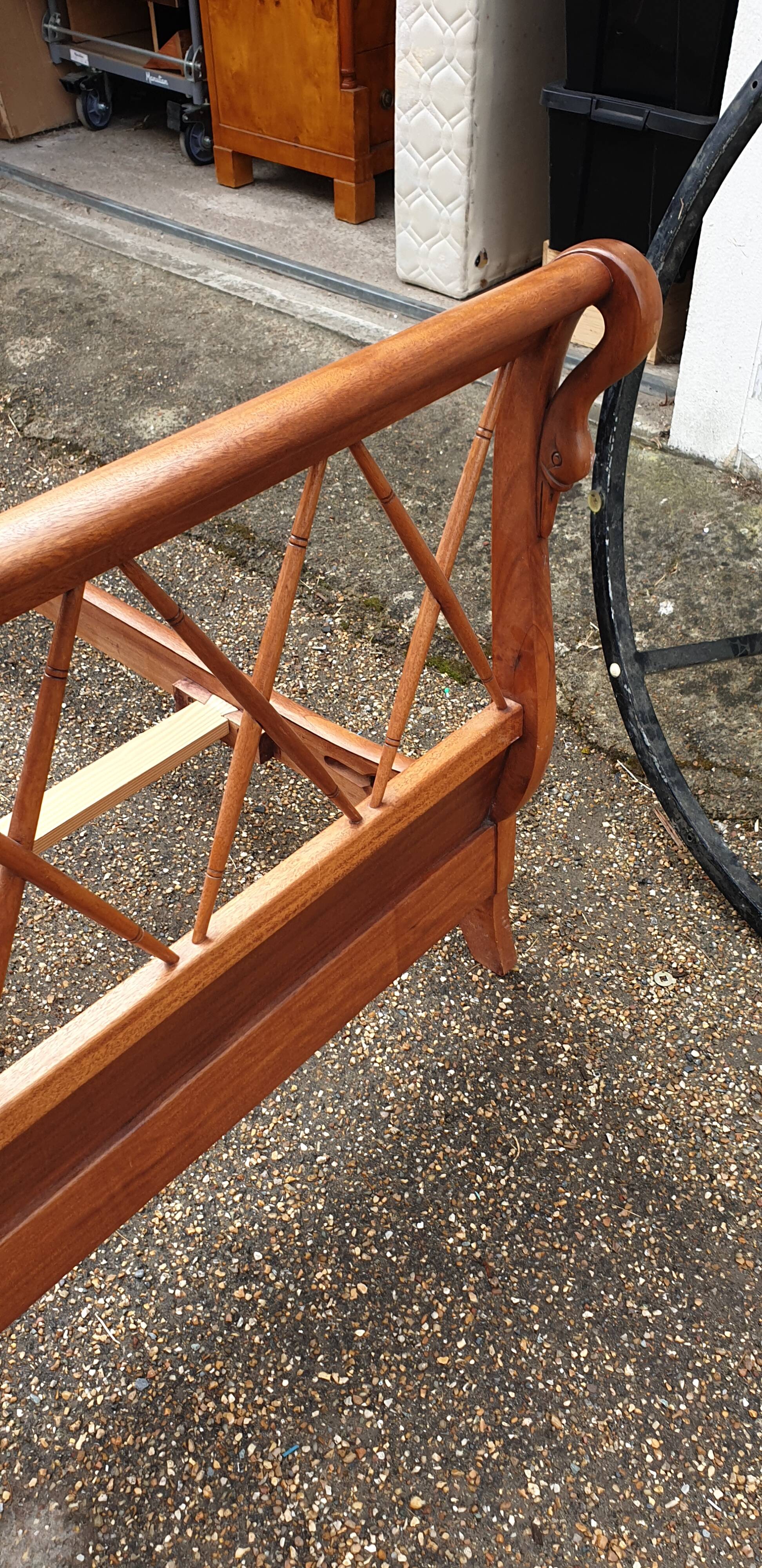 Empire style single bed from the 50s/60s