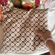 Vintage crochet cushion