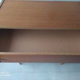 Vintage chest of drawers, oak veneer