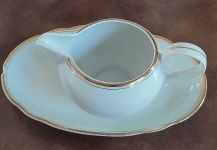 saucière en porcelaine allemande blanche kahla