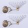 Set of 2 Wall Light Sconces by Barovier & Toso Glass Murano, Italy, 1950