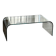 Table basse sculpturale en verre courbé 12 mm – design minimaliste