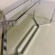 Vintage chrome and smoked glass table, 70s design, Paul Legeard DOM