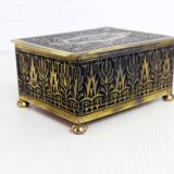 Brass Art Deco box