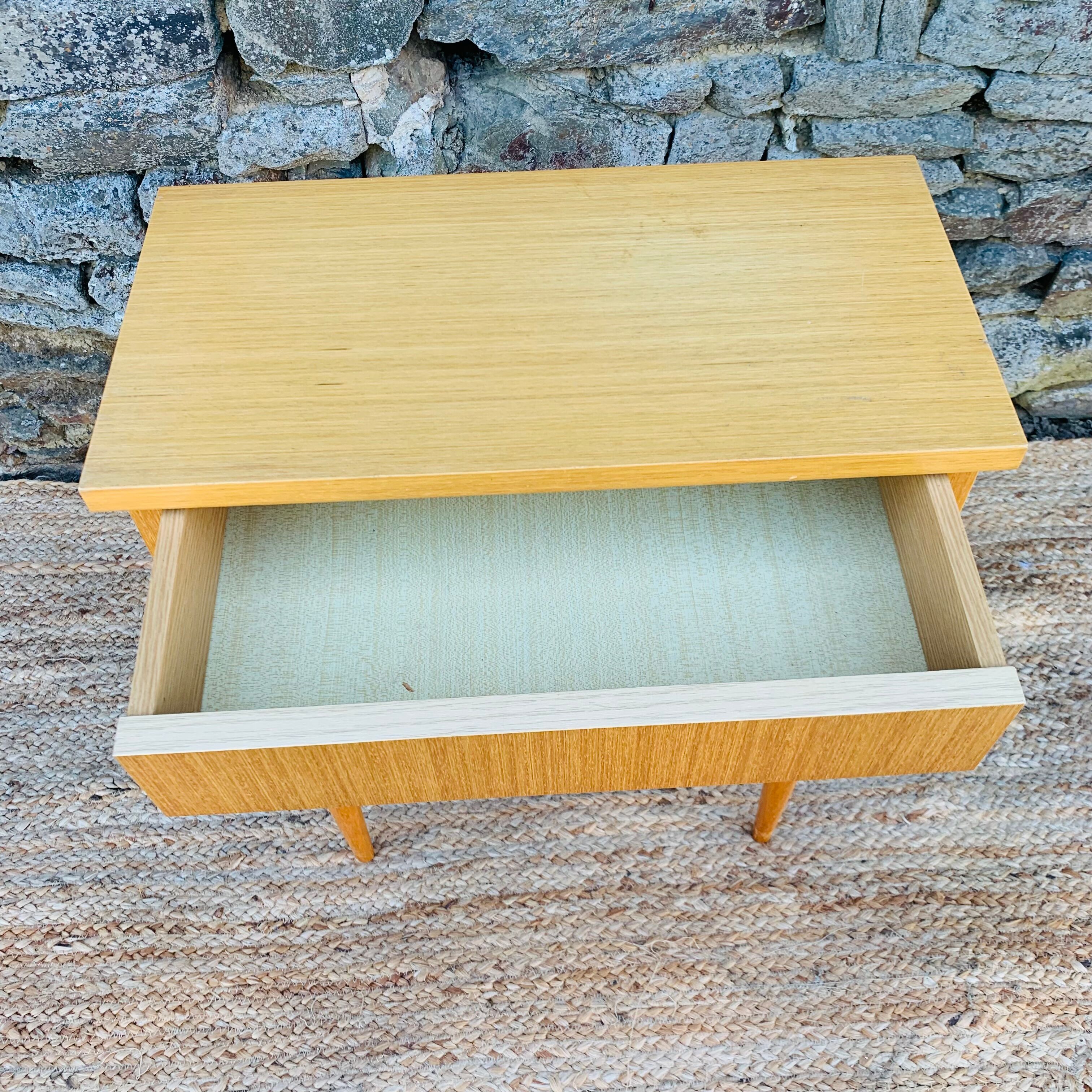 Vintage bedside table