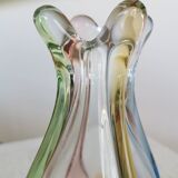 Vintage Art Glass Vase: Hanna Machanovska Mstisov Glassworks, Czechoslovaki