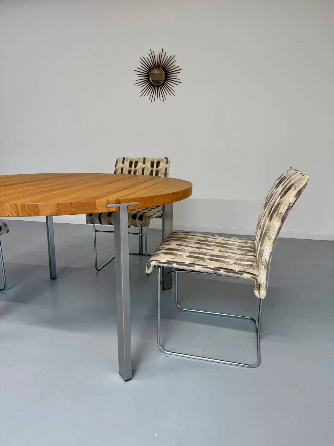 Set of 4 old Saporiti Italia chairs from the 1970s, Ernes design